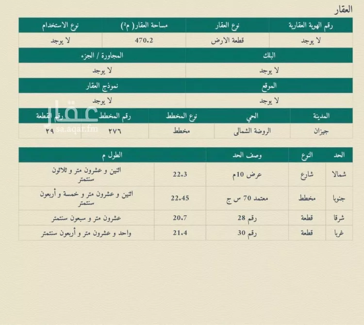 Land for Sale in Jazan Ar Rawdah صورة 4