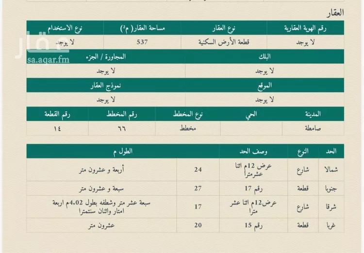 أرض للبيع في شارع الخطه, حي المكرمية, مدينة صامطة, منطقة جازان صورة 5