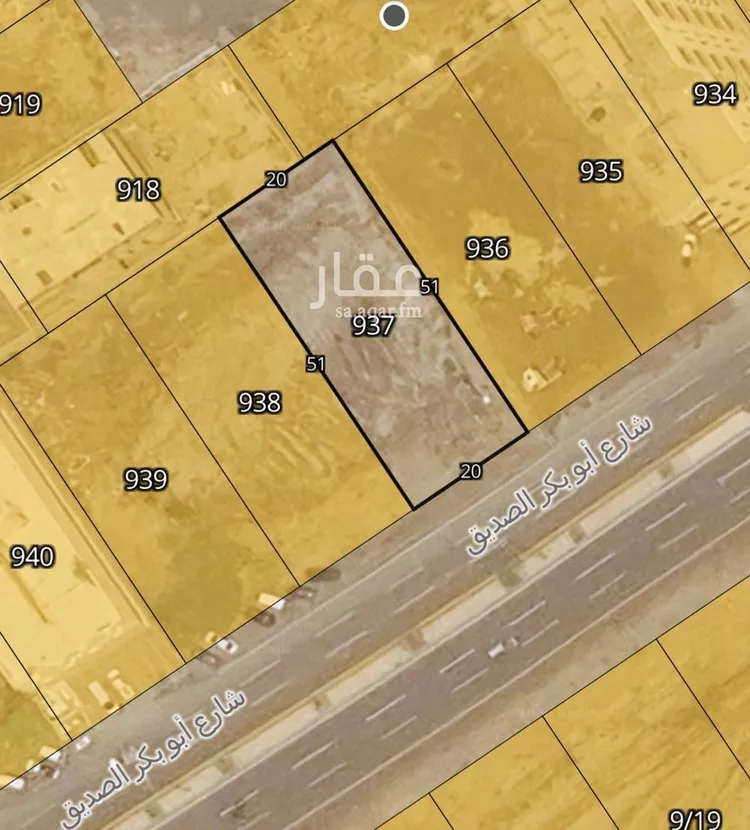 أرض للبيع في شارع شارع أبو بكر الصديق, حي الرحاب 1, مدينة جازان, منطقة جازان صورة 5