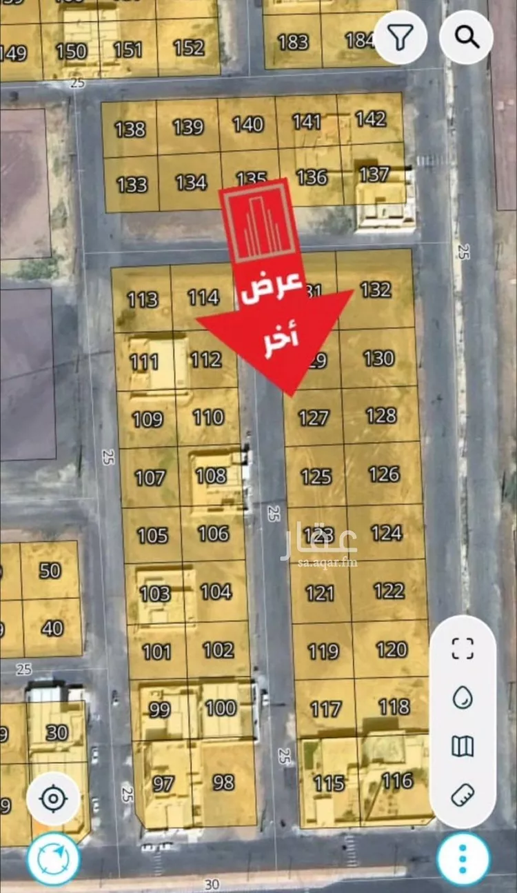 أرض للبيع في شارع الروضه 200, حي الروضة, مدينة الغزالة - الروضه, منطقة حائل صورة 3