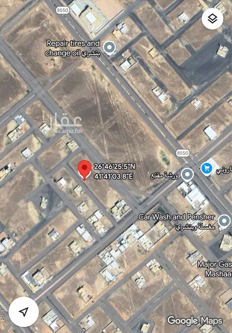 أرض للبيع في شارع الروضه 200, حي الروضة, مدينة الغزالة - الروضه, منطقة حائل صورة 2