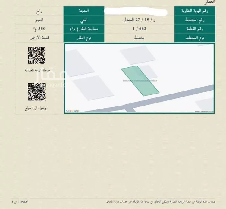 أرض للبيع في شارع جبير بن عتيك ابن الحارث, حي النعيم, مدينة رابغ, منطقة مكة المكرمة صورة 2