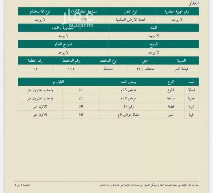 أرض للبيع في شارع السر 31, حي مخطط 144, مدينة السر, منطقة الرياض