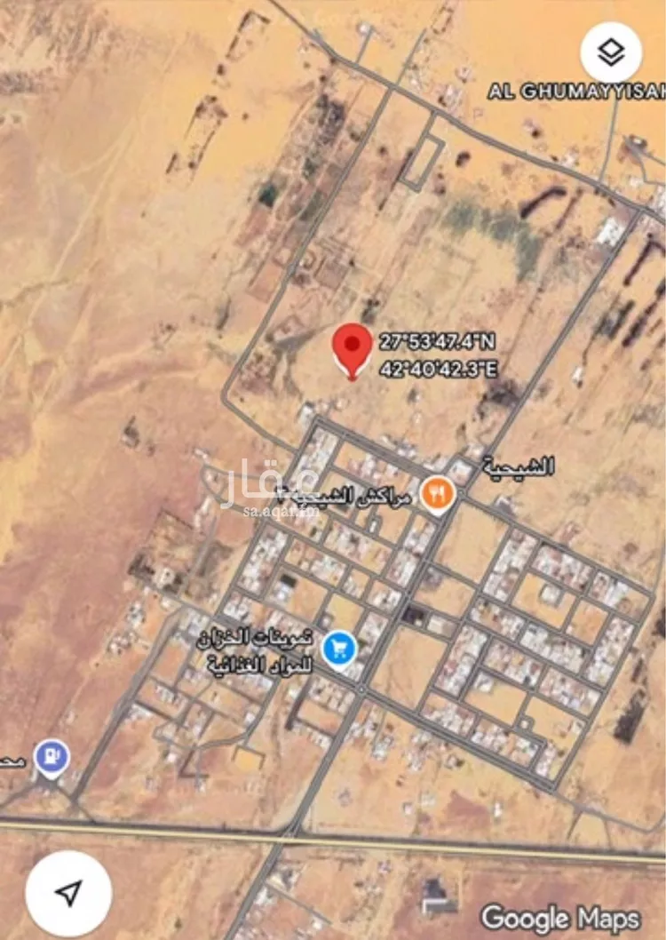 أرض للبيع في شارع الشيحية, حي الشيحيّة, مدينة الشيحيه, منطقة حائل