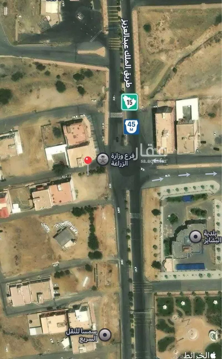 أرض للبيع في شارع طريق الملك عبدالعزيز, حي السليمانية, مدينة البشائر, منطقة عسير