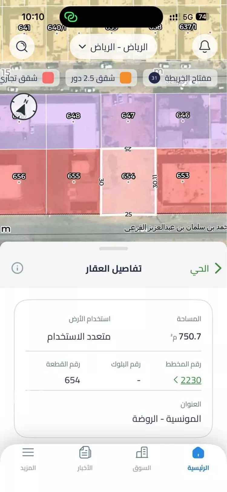 Land for Rent in Riyadh Al Munsiyah