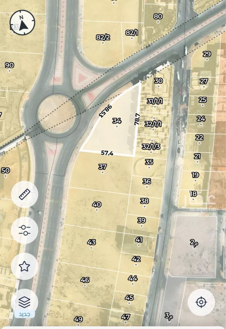 أرض للبيع في شارع الدره, حي البحر, مدينة الخبر, المنطقة الشرقية صورة 2