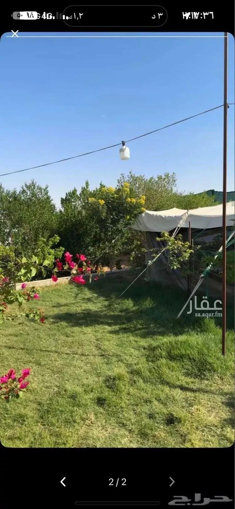 مزرعة للحجز في شارع حبيب ابن مسلمة الفهري ، حي الشلال ، المزاحمية ، المزاحمية