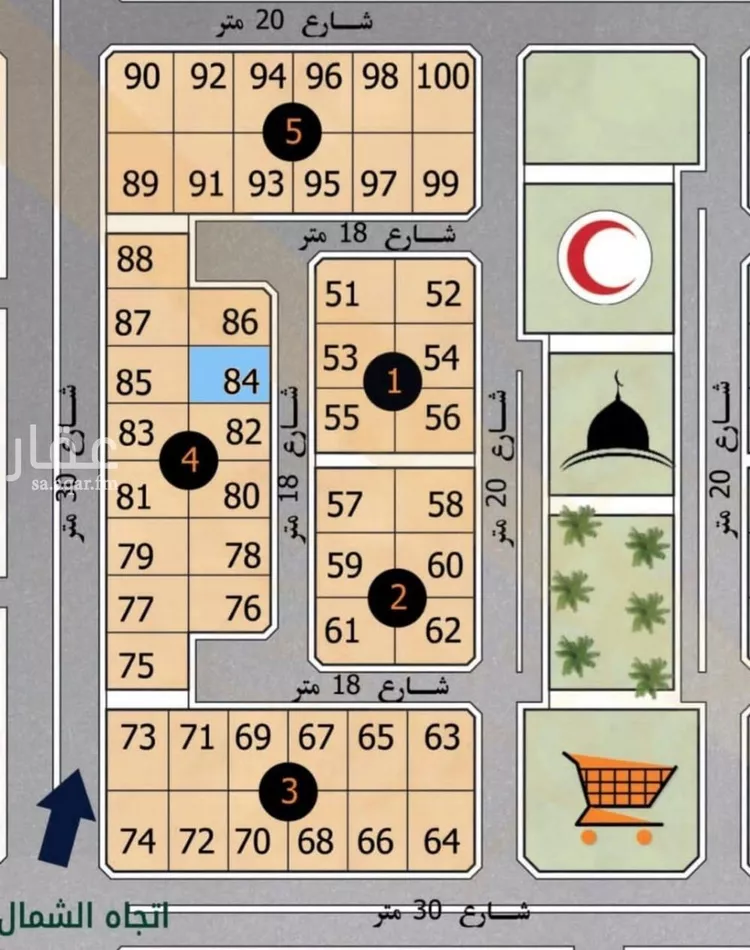 أرض للبيع في حي الوسام, مدينة الظهران, المنطقة الشرقية