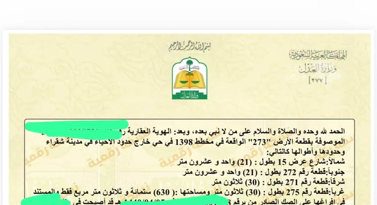 أرض للبيع في شارع الملك عبدالله 20, حي الملك عبدالله, مدينة شقراء, منطقة الرياض صورة 3