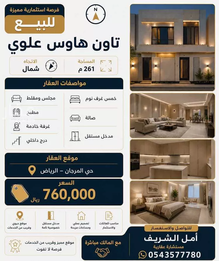 شقة للبيع في شارع ابي سعد التميمي, حي المرجان, مدينة الرياض, منطقة الرياض