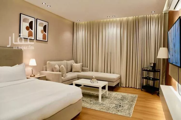 استديو مفروش للحجز في شارع النعيمي ، حي الخليج ، الرياض ، منطقة الرياض