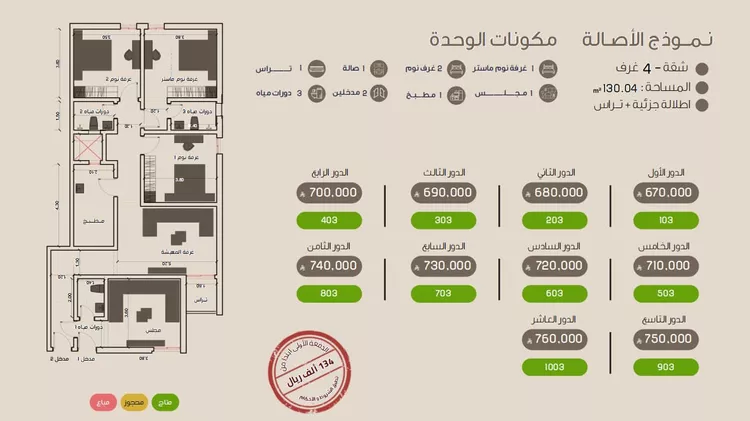 Apartment for Sale in Al Khobar Al Hamra 7