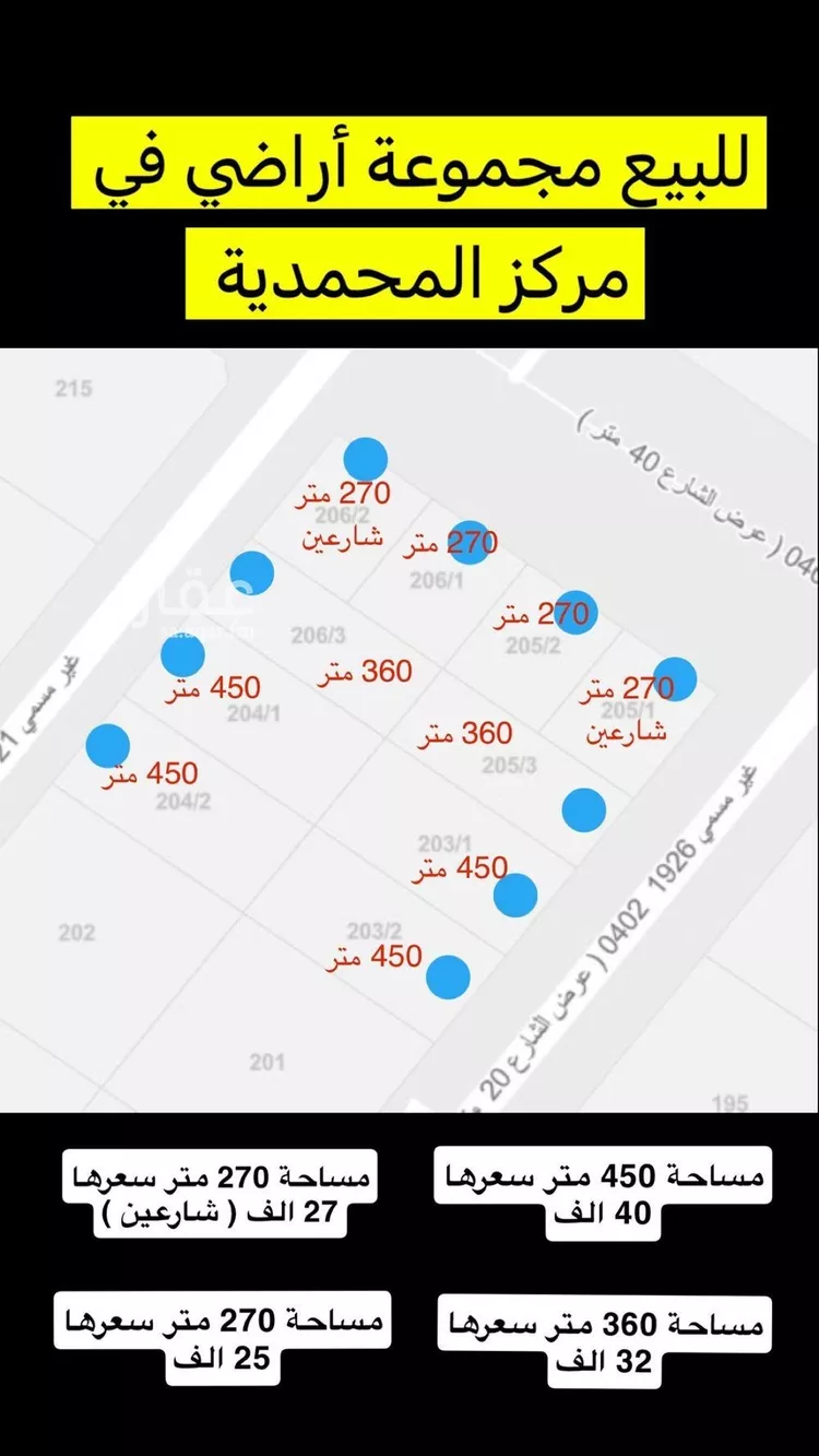 أرض للبيع في شارع 73737, حي المحمديه, مدينة المحمديه, منطقة الرياض