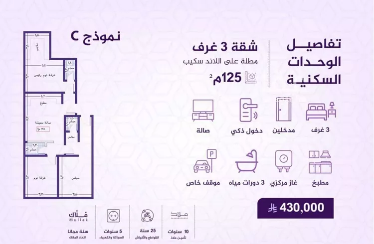 شقة للبيع في شارع احمد بن عيسى الرومي, حي الفيحاء, مدينة جدة, منطقة مكة المكرمة صورة 2