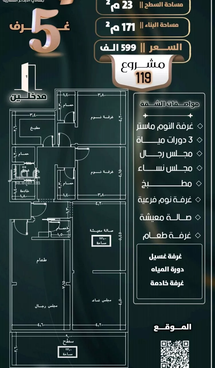 شقة للبيع في شارع إبن ثابت, حي الصفاء, مدينة جدة, منطقة مكة المكرمة صورة 2