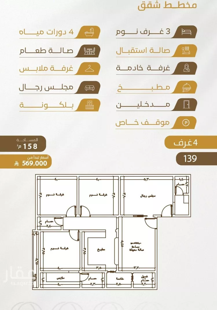 شقة للبيع في شارع سهل بن حنيف, حي الورود, مدينة جدة, منطقة مكة المكرمة صورة 2