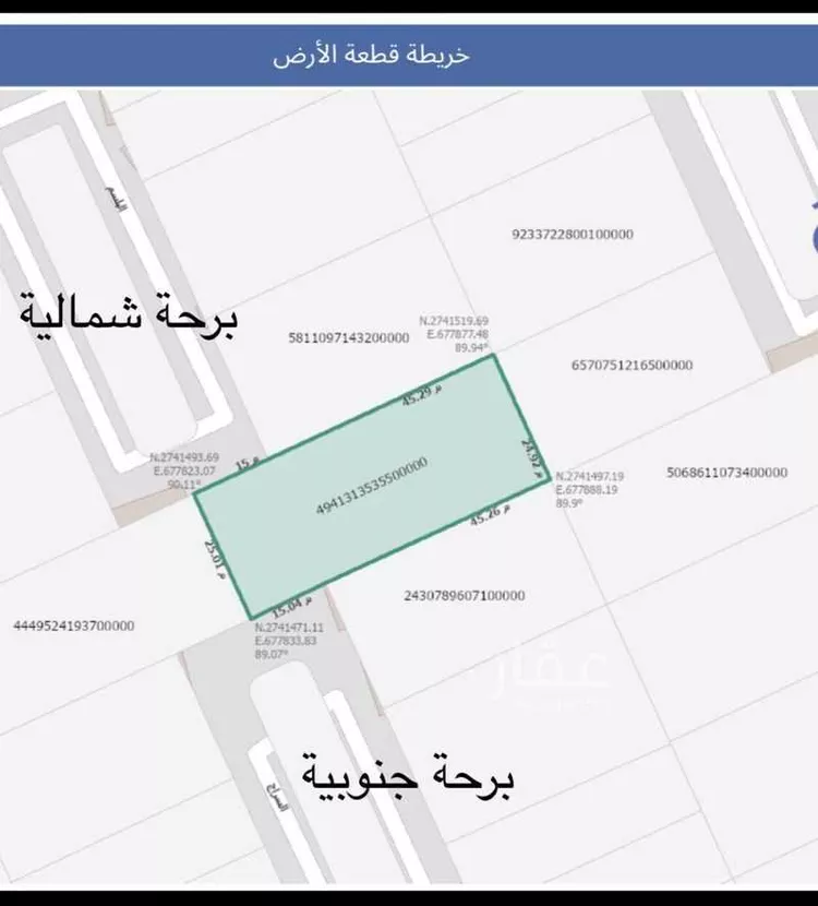 أرض للبيع في شارع 601344, حي الحمراء, مدينة الرياض, منطقة الرياض صورة 3