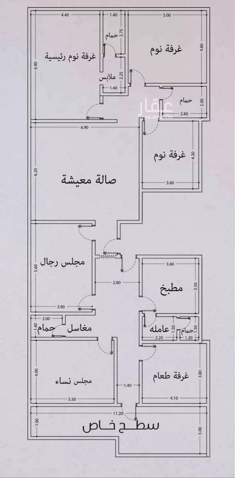 شقة للبيع في شارع ابو بهيه الغذاري, حي الزهراء, مدينة جدة, منطقة مكة المكرمة