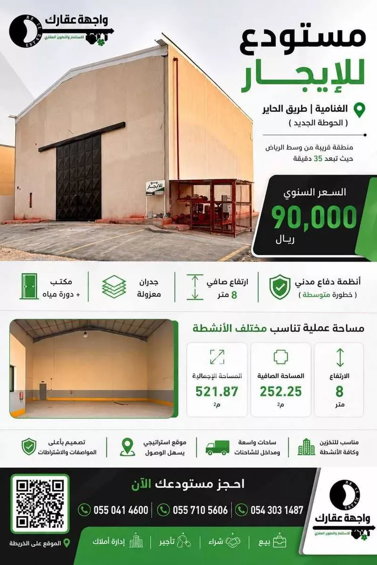 Warehouse for Rent in Riyadh Al Ghnamiah صورة 2