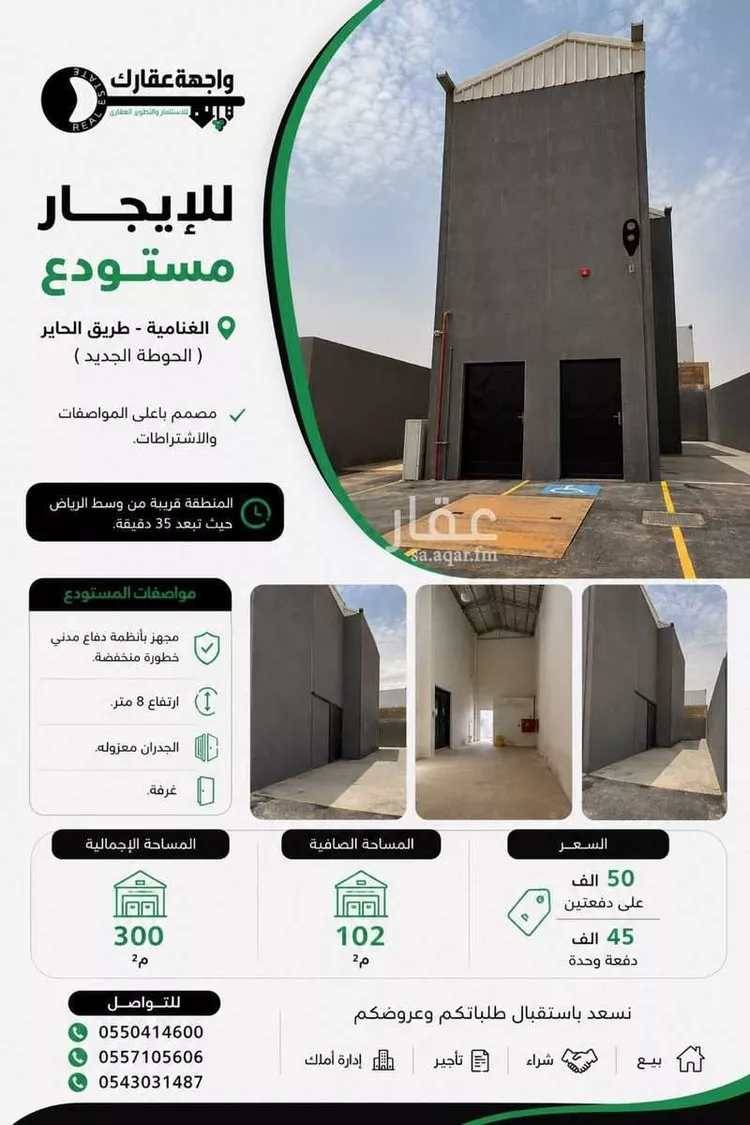 Warehouse for Rent in Riyadh Al Ghnamiah صورة 2