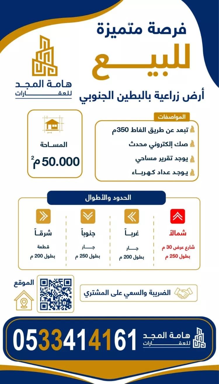 أرض للبيع في شارع الشافعي, مدينة الزلفي, منطقة الرياض 3