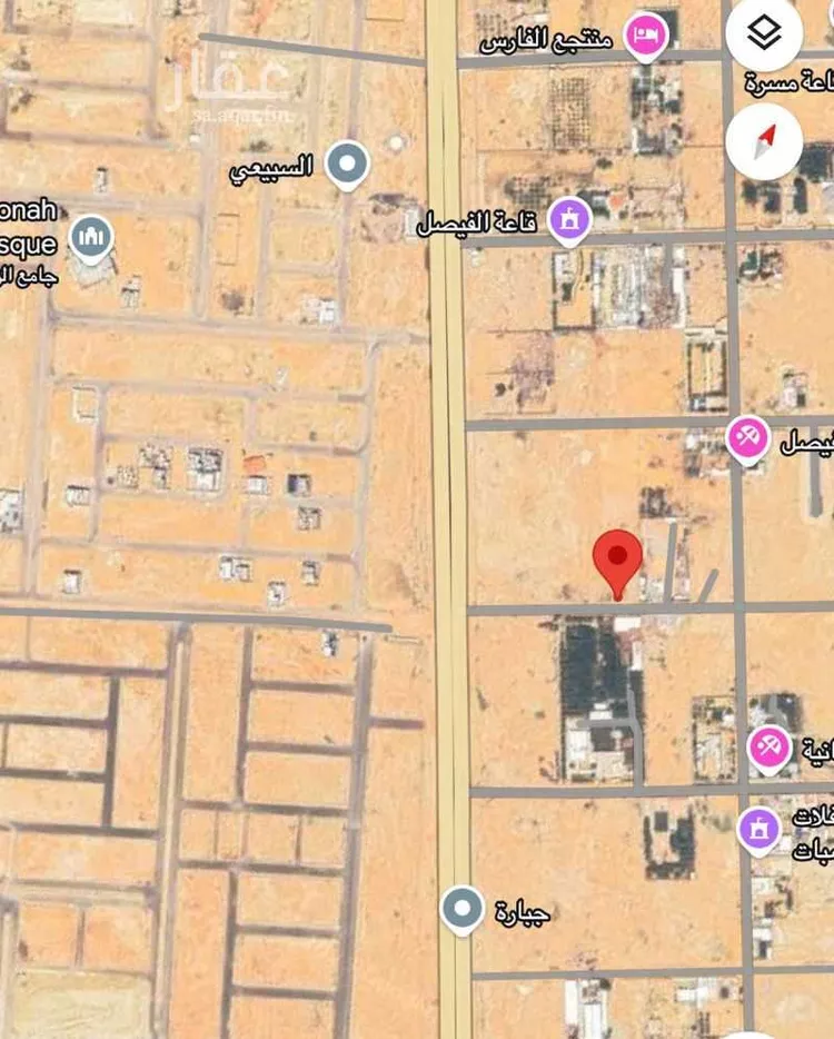 أرض للبيع في شارع الشقة العليا 339, حي جبارة, مدينة بريدة, منطقة القصيم