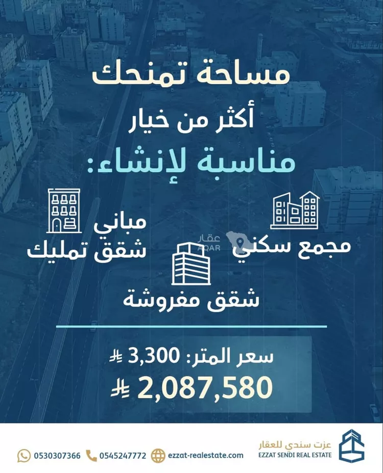 أرض للبيع في شارع محمد الحصري, حي المحمدية, مدينة مكة المكرمة, منطقة مكة المكرمة صورة 4