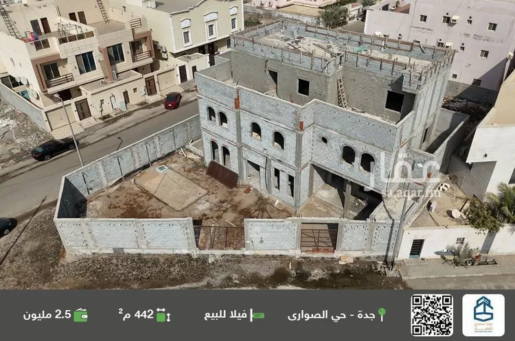 فيلا للبيع في شارع ابي البقاء الازجي, حي الصواري, مدينة جدة, منطقة مكة المكرمة