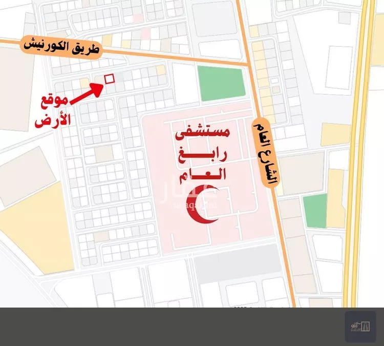 أرض للبيع في شارع وابصة بن معبد, مدينة رابغ, منطقة مكة المكرمة صورة 2