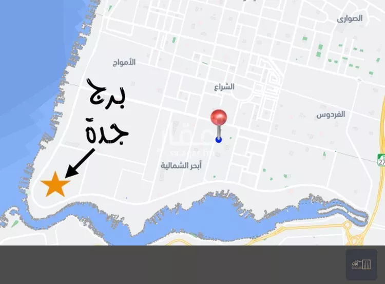 أرض للبيع في شارع أحمد المرادي, حي أبحر الشمالية, مدينة جدة, منطقة مكة المكرمة صورة 4
