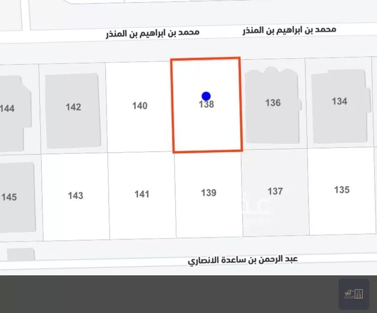 أرض للبيع في شارع محمد بن ابراهيم بن المنذر, حي بئر عثمان, مدينة المدينة المنورة, منطقة المدينة المنورة