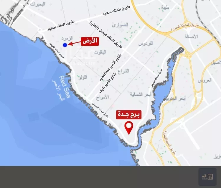 أرض للبيع في شارع محمد بن مضيان, حي الزمرد, مدينة جدة, منطقة مكة المكرمة صورة 5