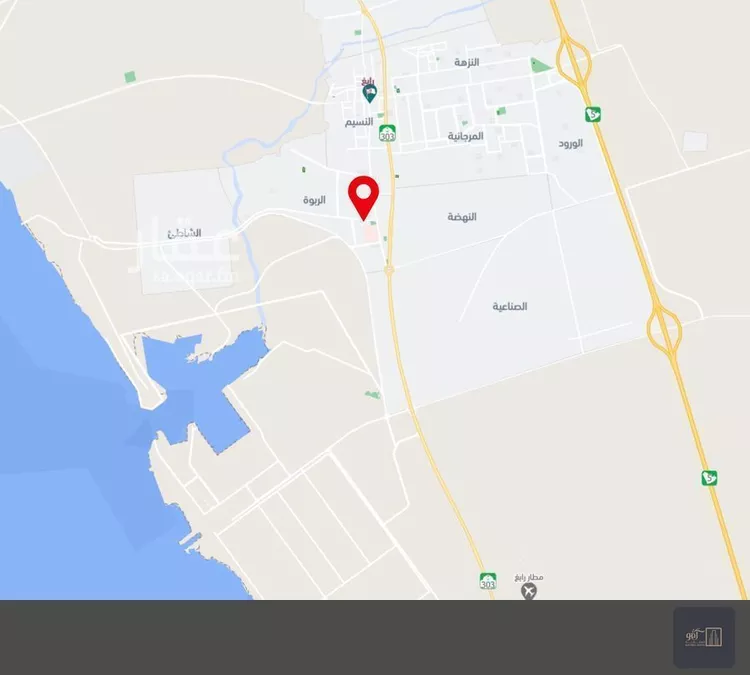 أرض للبيع في شارع شارع وابصة بن معبد, حي الربوة, مدينة رابغ, منطقة مكة المكرمة صورة 3