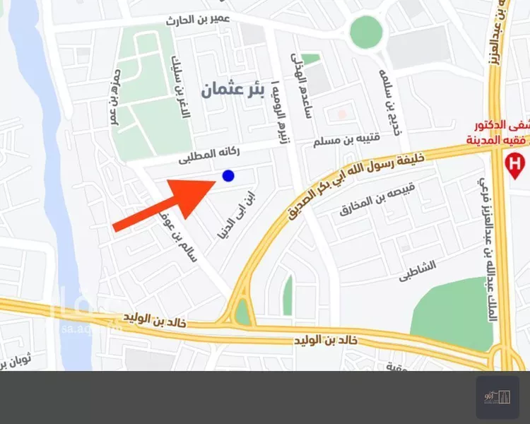أرض للبيع في شارع محمد بن ابراهيم بن المنذر, حي بئر عثمان, مدينة المدينة المنورة, منطقة المدينة المنورة صورة 3