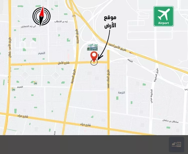 أرض للبيع في شارع الأمل, حي النزهة, مدينة جدة, منطقة مكة المكرمة صورة 2