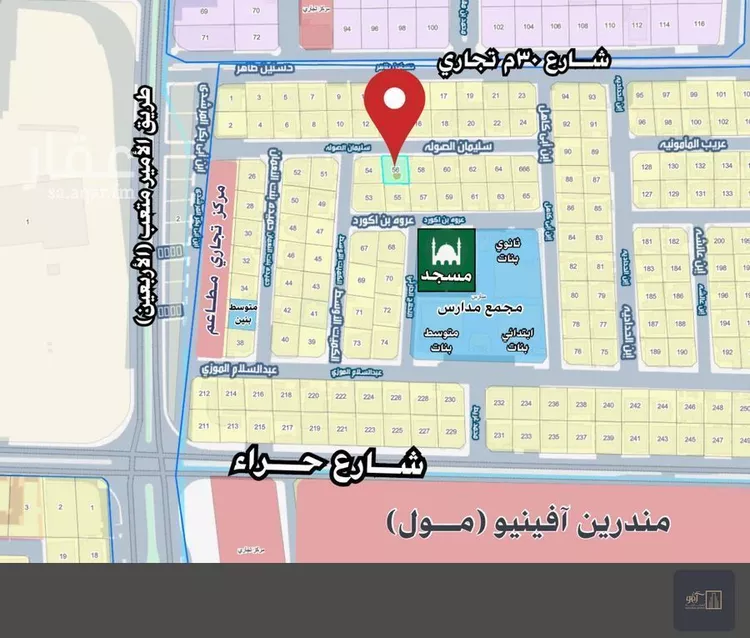 أرض للبيع في شارع سليمان الصوله, حي المروة, مدينة جدة, منطقة مكة المكرمة