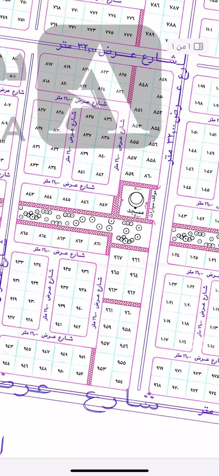 Land for Sale in Jeddah Az Zomorod