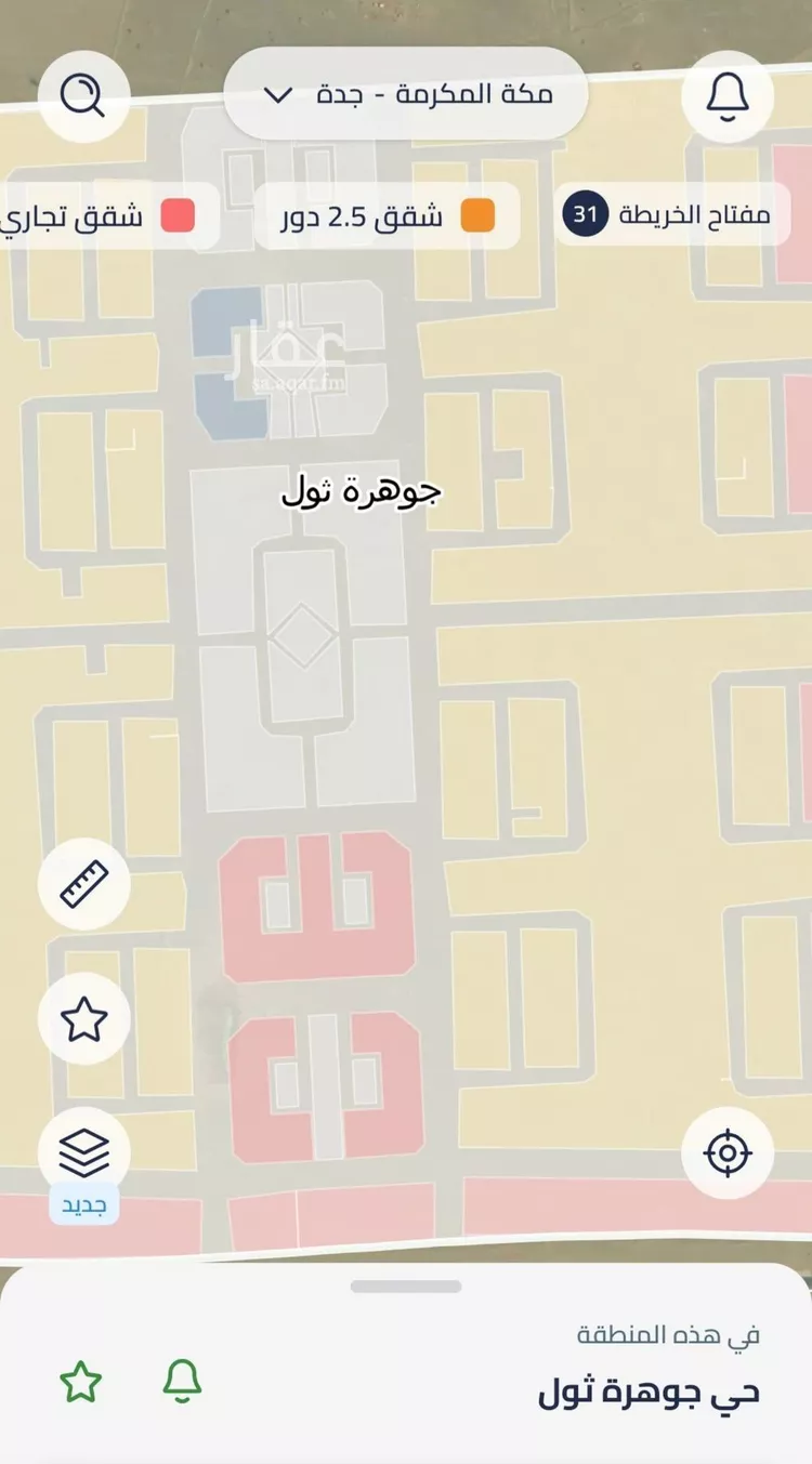 أرض للإيجار في حي جوهرة ثول, مدينة ثول, منطقة مكة المكرمة