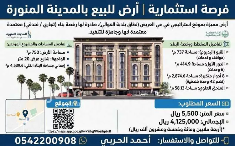 Land for Sale in Medina Al Aridh