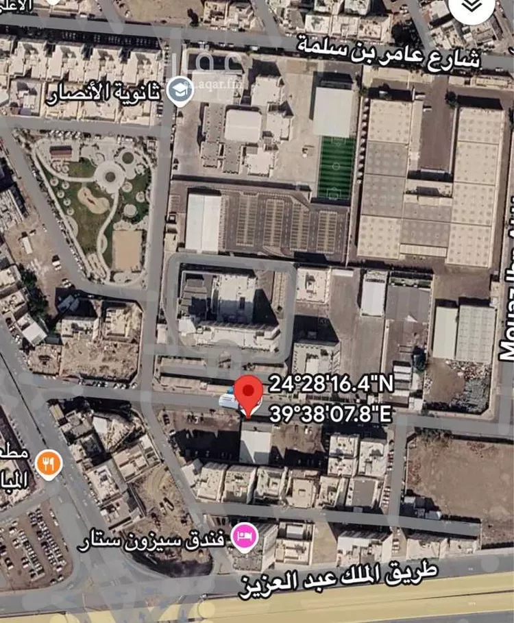 أرض للبيع في شارع نعيم بن سعد, حي العريض, مدينة المدينة المنورة, منطقة المدينة المنورة صورة 2