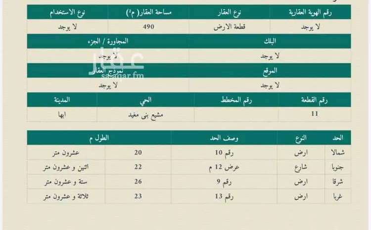 Land for Sale in Abha Al Manhal صورة 2