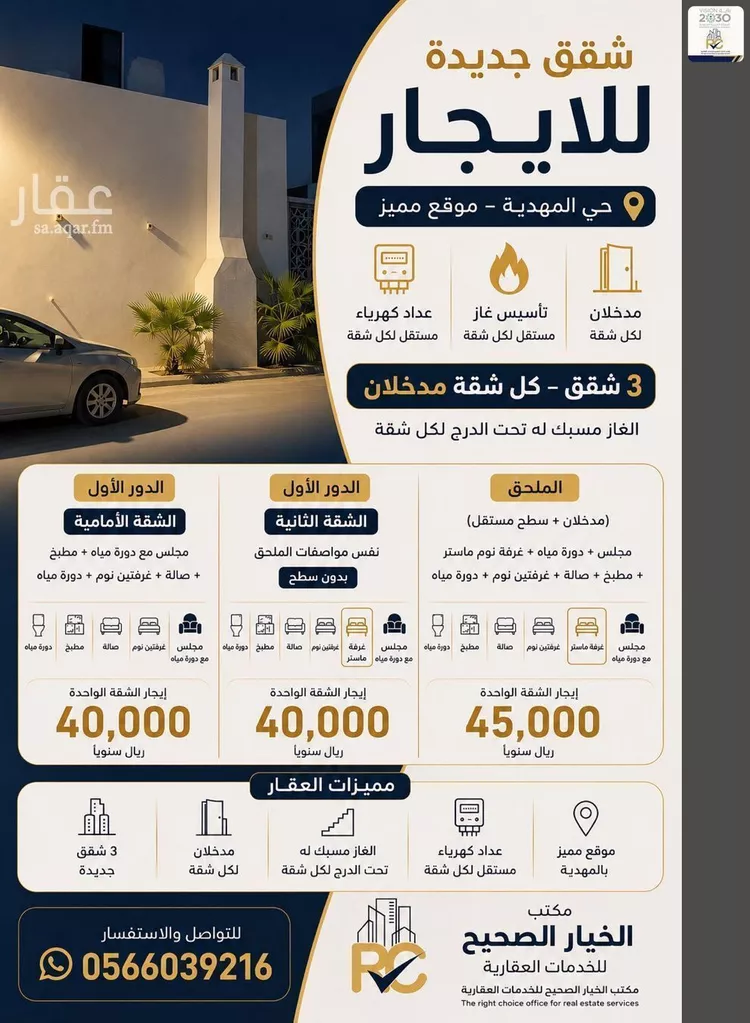 Apartment for Rent in Riyadh Al Mahdiyah
