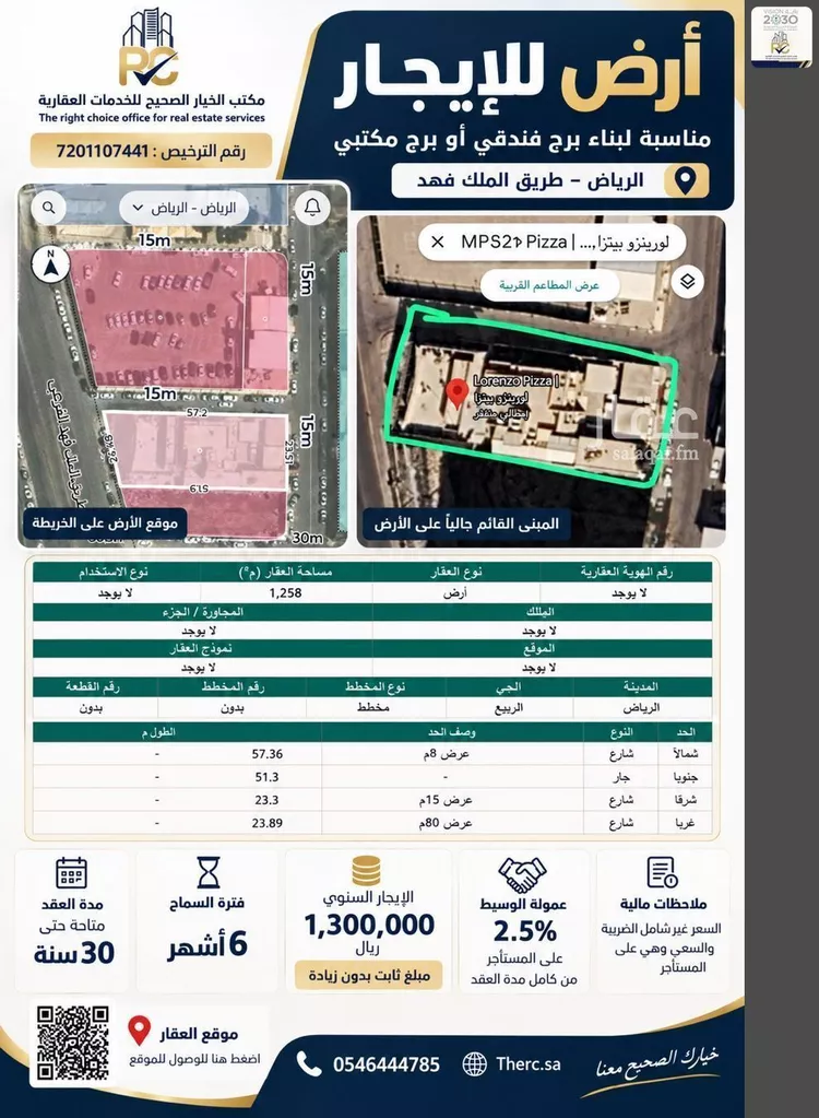 Land for Rent in Riyadh Al Murabba