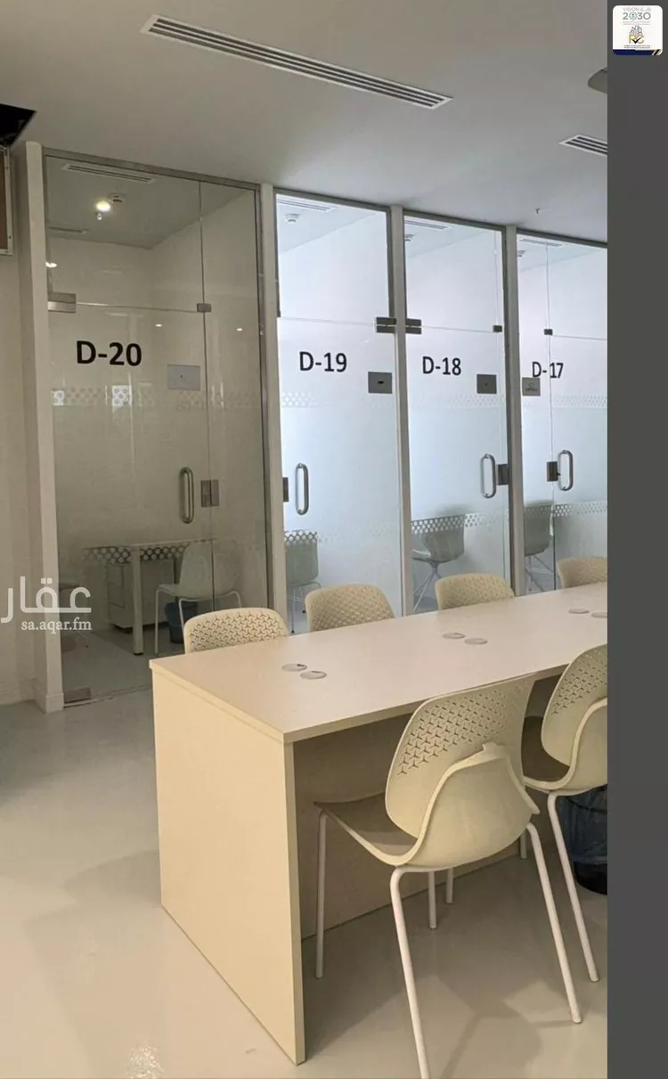 مكتب تجاري للإيجار في شارع خريص الفرعي, حي الروضة, مدينة الرياض, منطقة الرياض 12