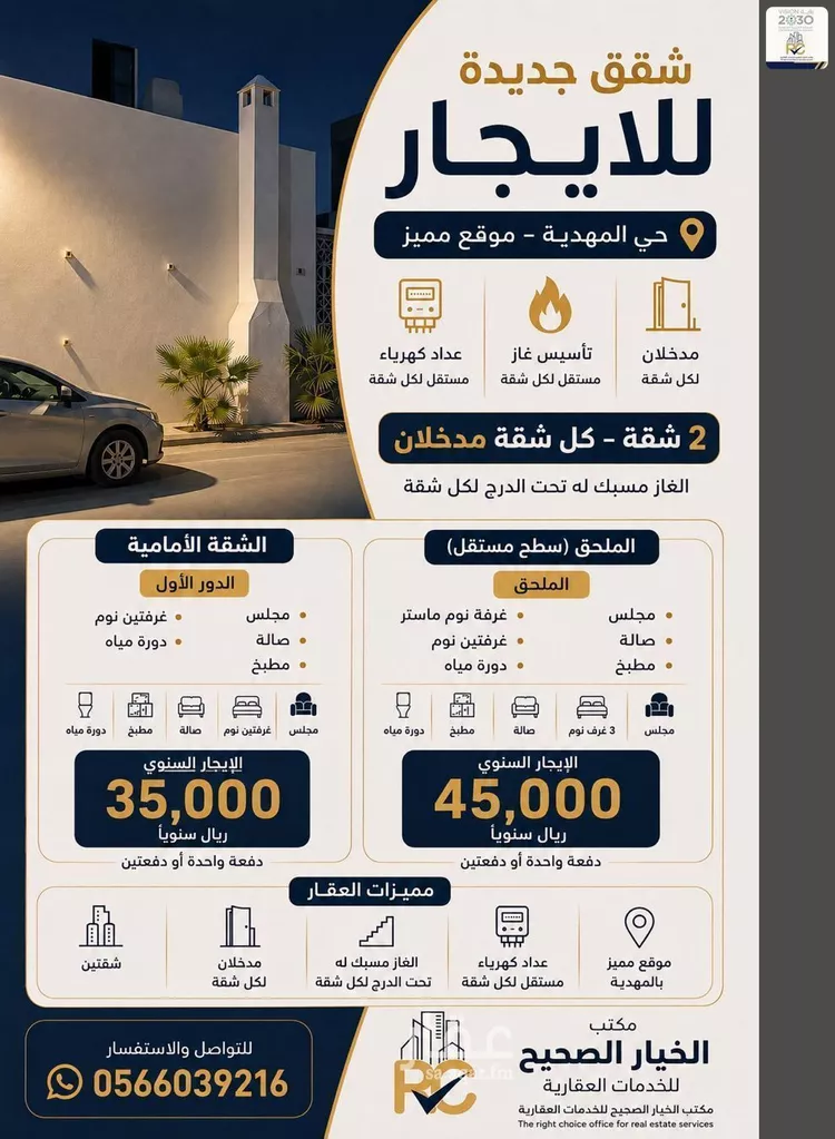 شقة للإيجار في حي المهدية, مدينة الرياض, منطقة الرياض