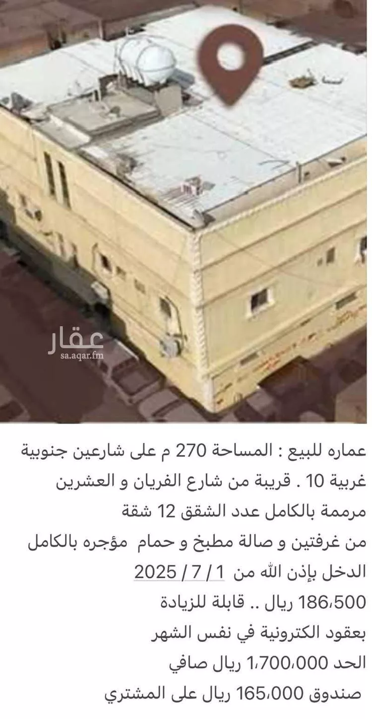 عمارة للبيع في شارع وادي اللحام, حي منفوحة, مدينة الرياض, منطقة الرياض صورة 5