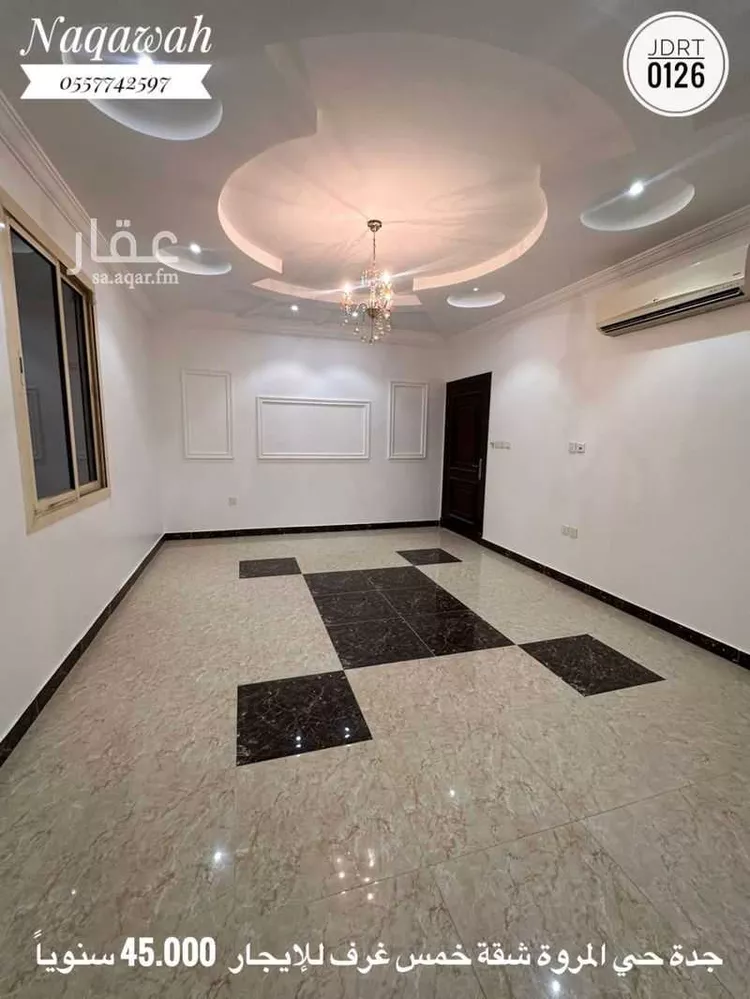 شقة للإيجار في شارع محمد بن علي بن ابي طالب, حي المروة, مدينة جدة, منطقة مكة المكرمة صورة 3