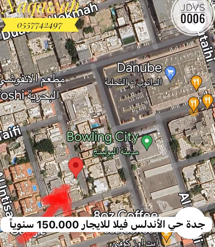 فيلا للإيجار في شارع الجهد المخلص, حي الأندلس, مدينة جدة, منطقة مكة المكرمة 3