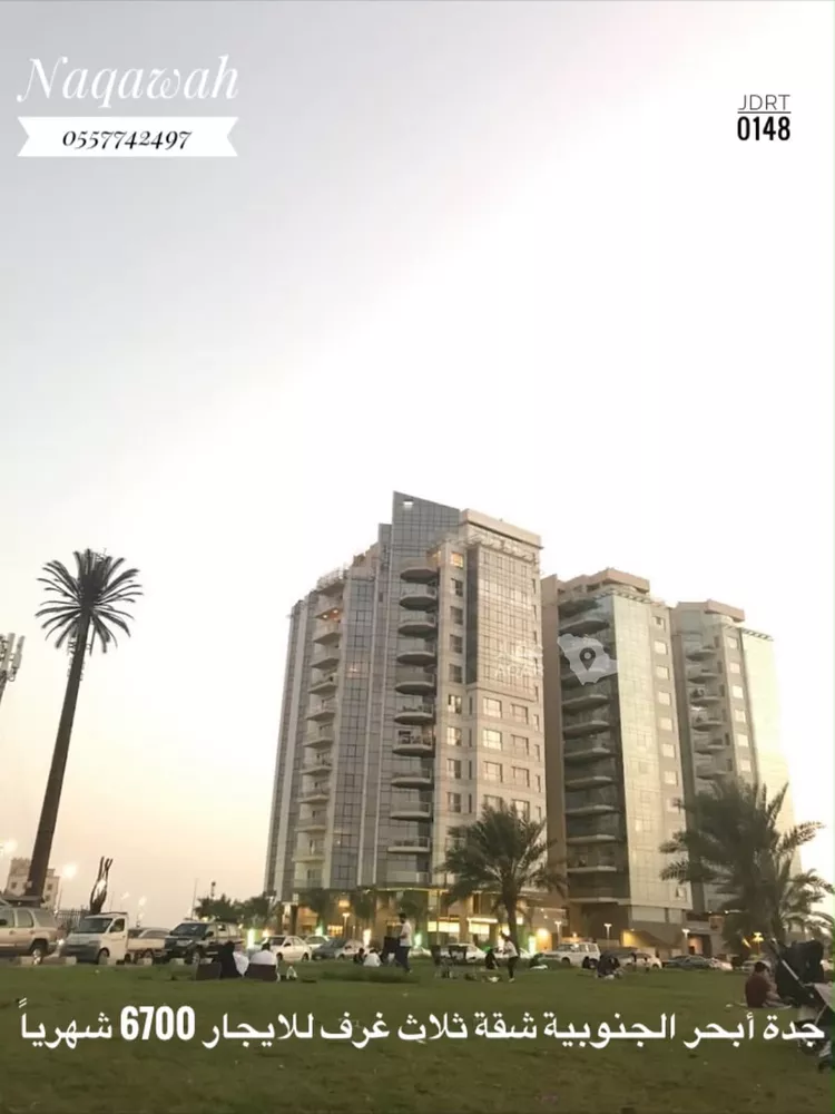 شقة للإيجار في شارع طريق الكورنيش, حي أبحر الجنوبية, مدينة جدة, منطقة مكة المكرمة صورة 2